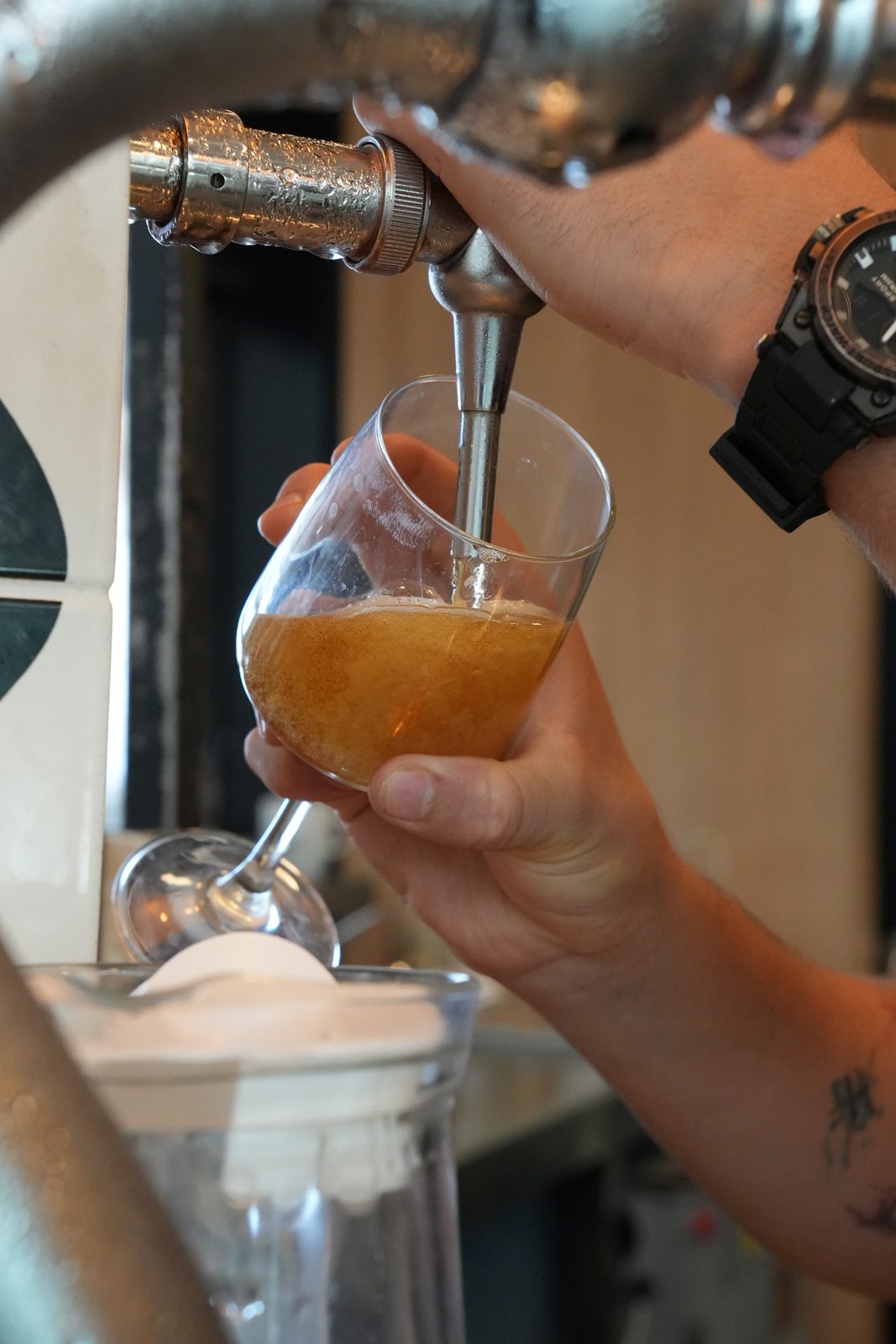 Cerveza de grifo Da Vinci